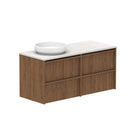 ADP Eli Wall Hung Vanity 1200mm Left Bowl ELIFAW1200WHLCP | The Blue Space