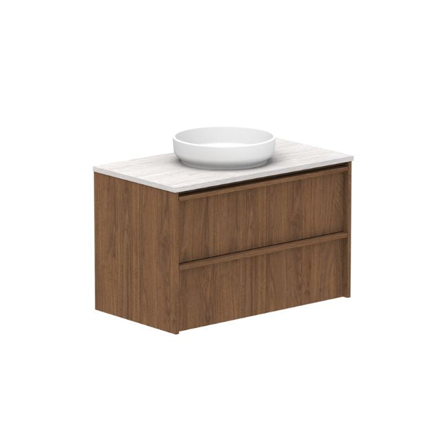 ADP Eli Wall Hung Vanity 900mm Centre Bowl ELIFAW0900WHCCP | The Blue Space