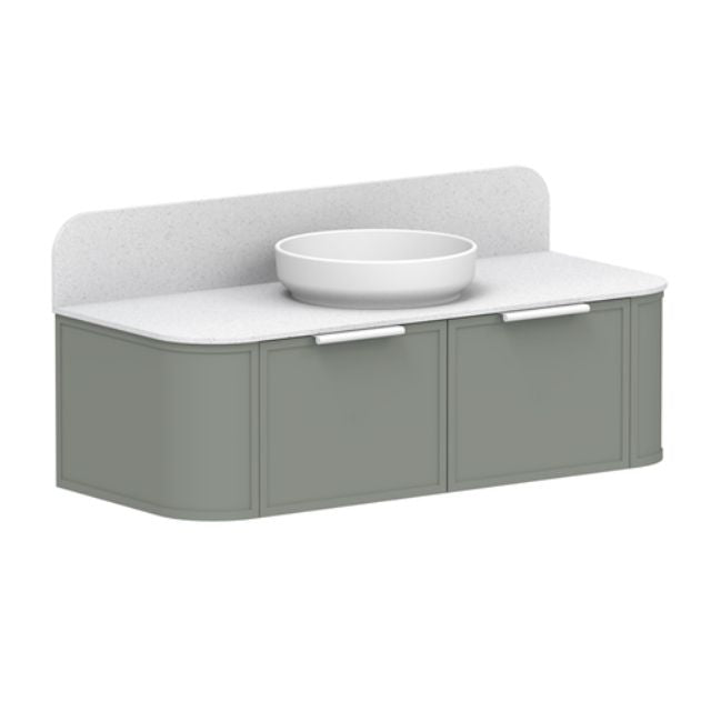 ADP Flo Wall Hung Vanity - 1200mm Centre Bowl FLOFAS1200WHCCP | The Blue Space