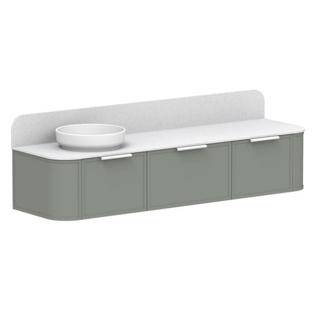 ADP Flo Wall Hung Vanity - 1800mm Left Bowl FLOFAS1800WHLCP | The Blue Space