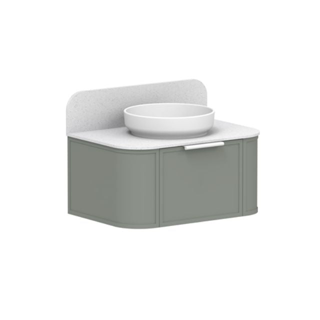 ADP Flo Wall Hung Vanity - 750mm Centre Bowl FLOFAS750WHCCP | The Blue Space