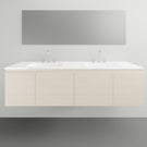 ADP Glacier Lite Door and Drawer Slim Vanity with Ceramic Top - 1500mm Double Bowl | The Blue Space