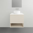 ADP Glacier Lite Shelf Slim Vanity with Solid Surface Top - 600mm Centre Bowl | The Blue Space