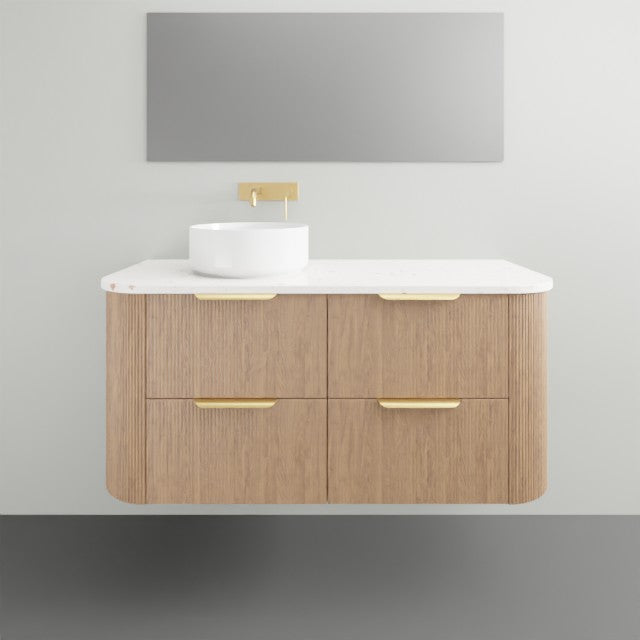 ADP Thirroul Wall Hung Vanity 1200mm Left Bowl THIFAW1200WHLCP | The Blue Space