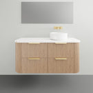 ADP Thirroul Wall Hung Vanity 1200mm Right Bowl THIFAW1200WHRCP | The Blue Space