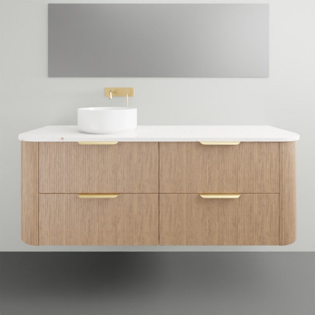 ADP Thirroul Wall Hung Vanity 1500mm Left Bowl THIFAW1500WHLCP | The Blue Space