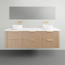 ADP Thirroul Wall Hung Vanity 1800mm Double Bowl THIFAW1800WHDCP | The Blue Space