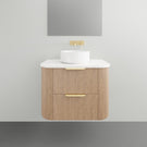 ADP Thirroul Wall Hung Vanity 750mm Centre Bowl THIFAW0750WHCCP | The Blue Space