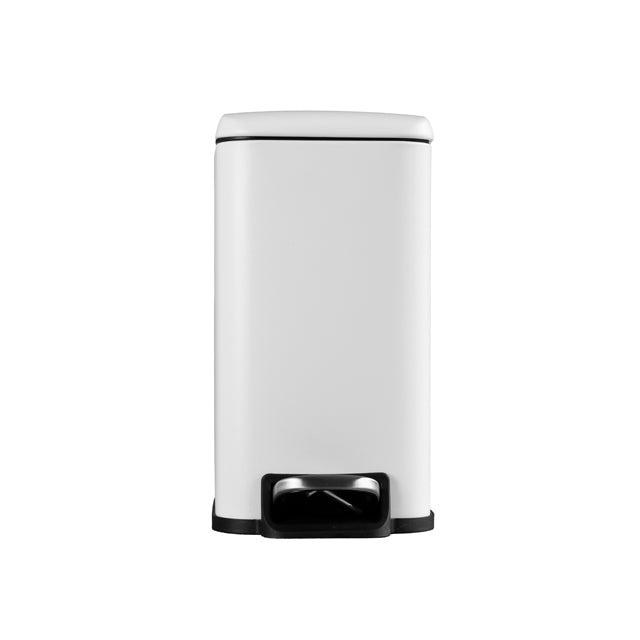 Bao 5L Rectangular Bathroom Bin Matt White