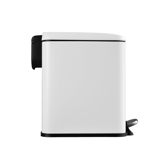 Bao 5L Rectangular Bathroom Bin Matt White