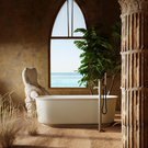 BelBagno Berg Freestanding Bathtub 1500mm BB65-BERG-1500-SS - The Blue Space