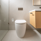 Caroma Urbane II Cleanflush Wall Faced Invisi Series II Toilet Suite
 The Blue Space Bathroom