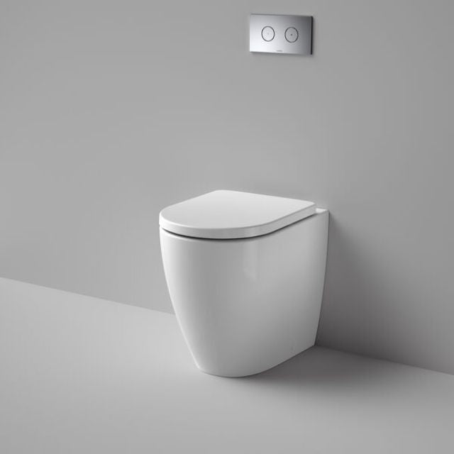 Caroma Urbane II Compact Cleanflush Invisi II In Wall Toilet Suite - The Blue Space