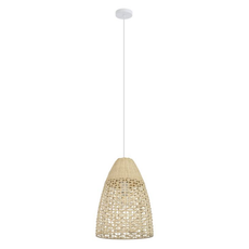 Eglo Sambucona 35cm Pendant Light Natural Small 390237N - The Blue Space