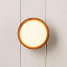 Fluxwood Button Sconce LED Wall Light Tasmanian Blackwood - The Blue Space