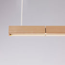 Fluxwood Array Timber Linear Pendant Light, Maple - The Blue Space