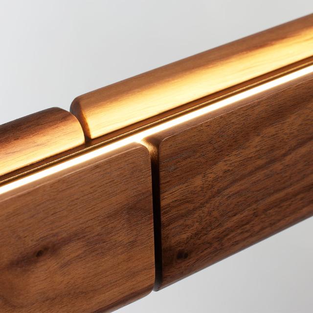 Fluxwood Array Timber Linear Pendant Light - The Blue Space