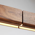 Fluxwood Array Timber Linear Pendant Light, Detail - The Blue Space