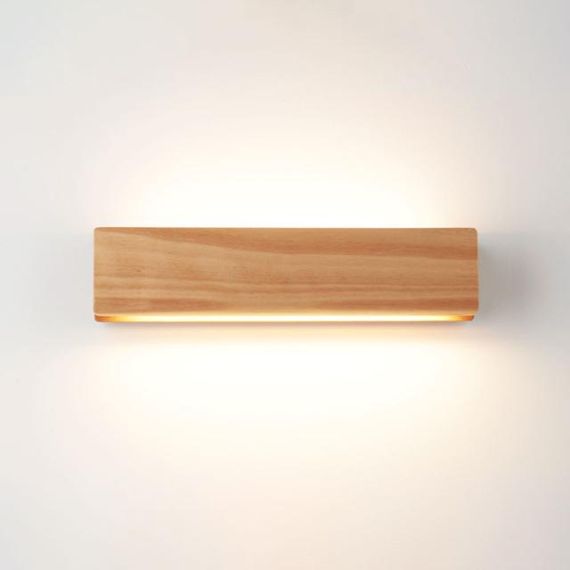 Fluxwood Umber Timber Linear Wall Light Blackbutt - The Blue Space