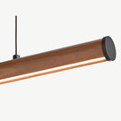 Fluxwood Roller Timber Linear Pendant Light Spotted Gum - The Blue Space