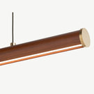 Fluxwood Roller Timber Linear Pendant Light Tasmanian Blackwood - The Blue Space