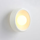 Fluxwood Silo Ceramic Wall Light - Gloss White - The Blue Space