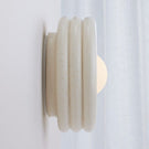 Fluxwood Silo Ceramic Wall Light - Speckled White - The Blue Space