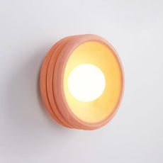 Fluxwood Silo Ceramic Wall Light - Terracotta - The Blue Space