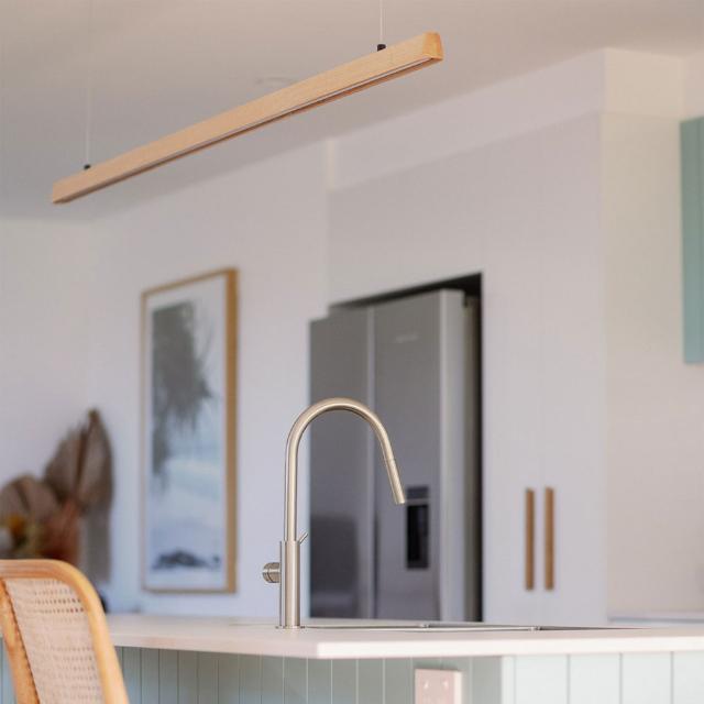 Fluxwood Tenn Timber Linear Pendant Light - The Blue Space