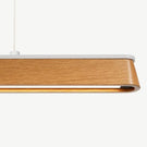 Fluxwood Tenn Up Timber Linear Pendant Light American Oak - The Blue Space