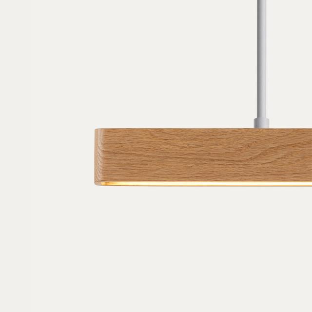 Fluxwood Umber Timber Linear Pendant Light - The Blue Space