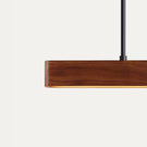 Fluxwood Umber Timber Linear Pendant Light - The Blue Space