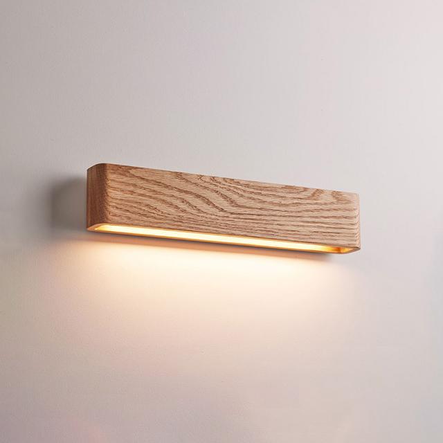 Fluxwood Umber Timber Linear Wall Light