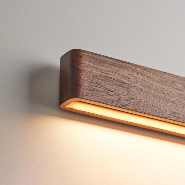 Fluxwood Umber Timber Linear Wall Light