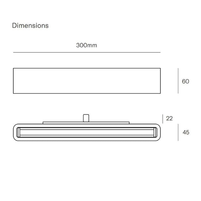 Fluxwood Umber Timber Linear Wall Light