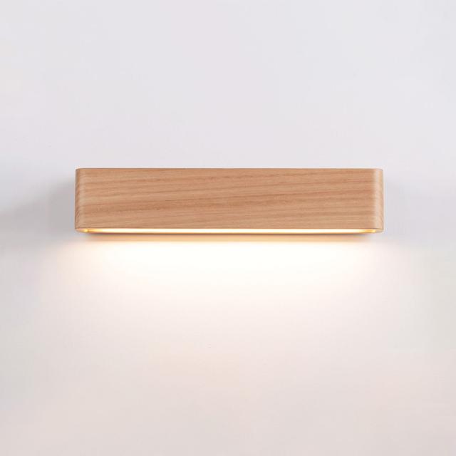 Fluxwood Umber Timber Linear Wall Light Victorian Ash - The Blue Space