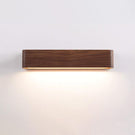 Fluxwood Umber Timber Linear Wall Light Walnut - The Blue Space