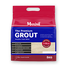 White Maxisil Premium Colour Grout