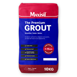 White Maxisil Premium Colour Grout