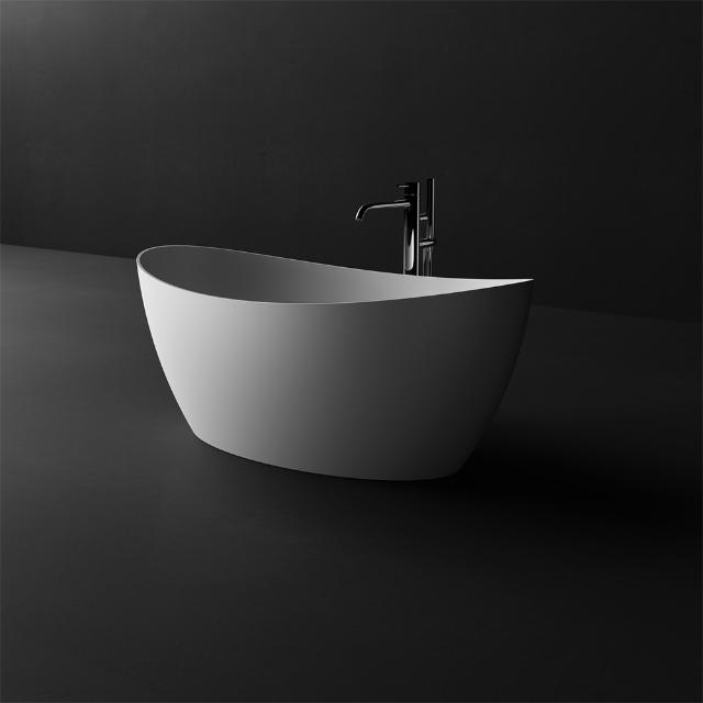 Kaskade Margot 1640 Freestanding Stone Bath Matte White 1640mm MARGOT1640MATWHITE - The Blue Space