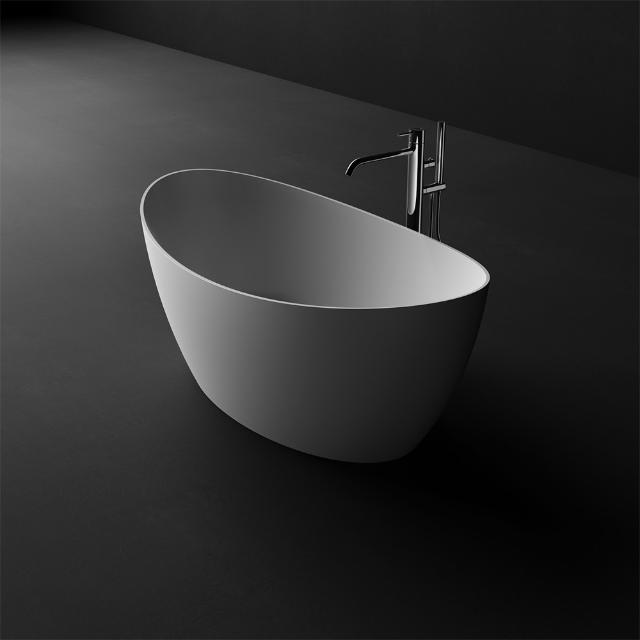 Kaskade Margot 1640 Freestanding Stone Bath Matte White 1640mm MARGOT1640MATWHITE - The Blue Space