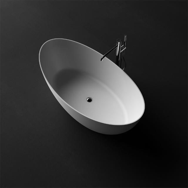 Kaskade Margot 1640 Freestanding Stone Bath Matte White 1640mm MARGOT1640MATWHITE - The Blue Space