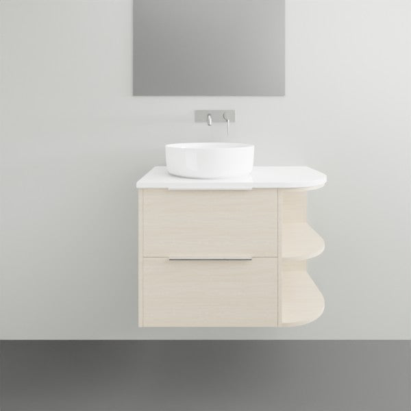 Marquis Avion1RHS Wall Hung Vanity - 750 - Right Hand End Shelf | The Blue Space