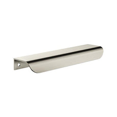 Meir Öppen Edge-Pull 150mm Cabinet Handle Brushed Nickel MRCH-1E15N-PVDBN - The Blue Space