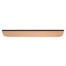 Meir Öppen Edge-Pull 150mm Cabinet Handle Lustre Bronze MRCH-1E15N-PVDBZ - The Blue Space