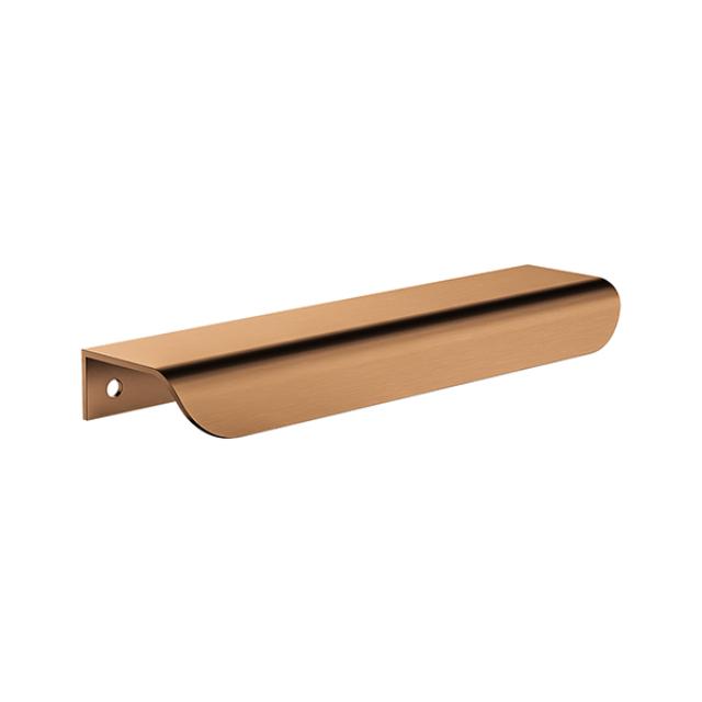 Meir Öppen Edge-Pull 150mm Cabinet Handle Lustre Bronze MRCH-1E15N-PVDBZ - The Blue Space