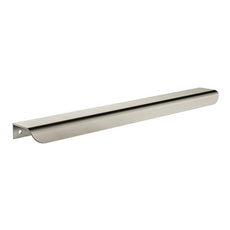 Meir Öppen Edge-Pull 300mm Cabinet Handle Brushed Nickel MRCH-1E30N-PVDBN - The Blue Space