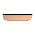 Meir Öppen Edge-Pull 75mm Cabinet Handle Lustre Bronze MRCH-1E07N-PVDBZ - The Blue Space