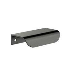 Meir Öppen Edge-Pull 75mm Cabinet Handle Shadow MRCH-1E07N-PVDGM - The Blue Space