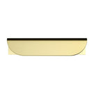 Meir Öppen Edge-Pull 75mm Cabinet Handle Lustre Bronze MRCH-1E07N-PVDBZ - The Blue Space